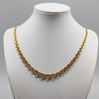 46.5cm Doserad Bismarcklänk i Guld 18K 21.39g