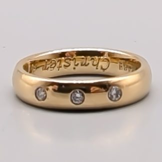 Schalins Diamantring i Guld 18K 4.79g 15.75mm