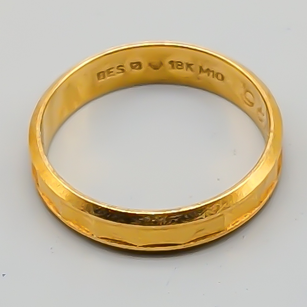 Schalins Mönstrad ring i Guld 18K 2.64g 16mm - Bild 2