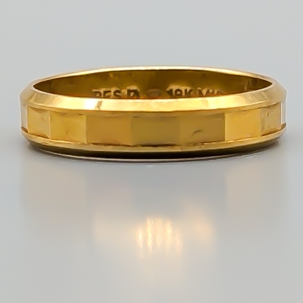 Schalins Mönstrad ring i Guld 18K 2.64g 16mm
