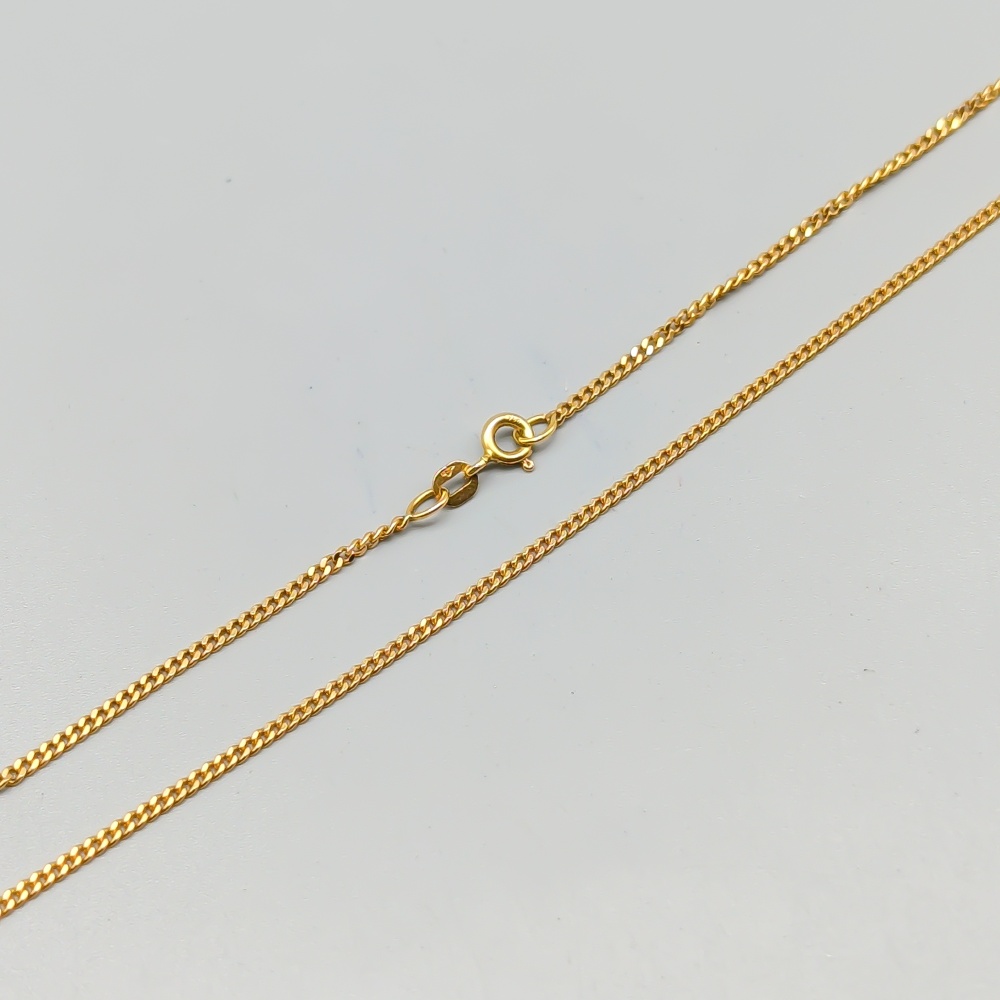 62cm Pansarlänk i Guld 18K 6.72g