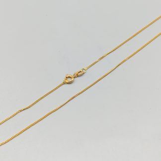 38.5cm Pansarlänk i Guld 18K 1.57g