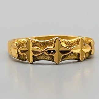 Ring i Guld 21K 2.27g 16.5mm