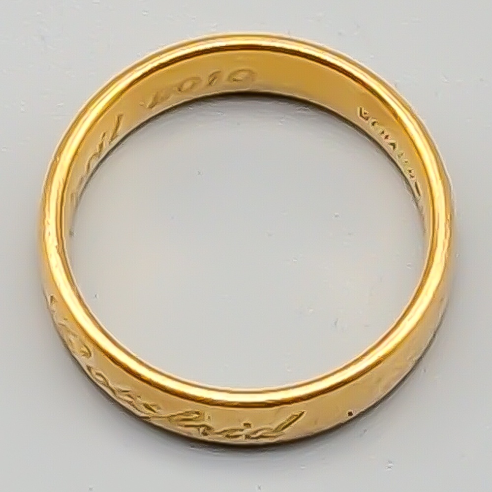 Schalins Slät ring i Guld 18K 9.31g 20mm - Bild 2