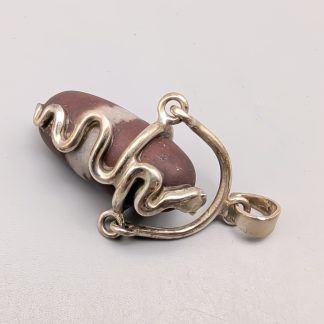 Hänge i Silver Orm med Sten S925 6.07g 34mm