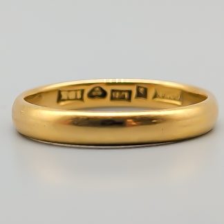 Slät ring i Guld 18K 3.4g 18.25mm
