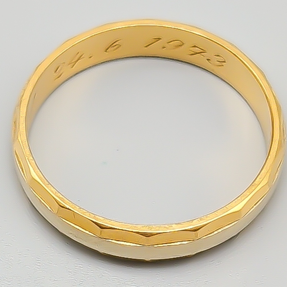 Ring i Flerfärgat Guld 18K 5.95g 21.5mm