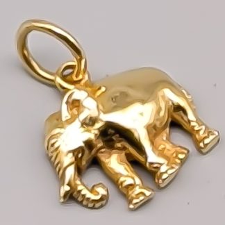 Hänge i Guld Elefant 18K 2.51g 13mm