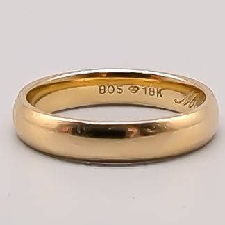 Schalins Slät ring i Guld 18K 4.67g 17mm
