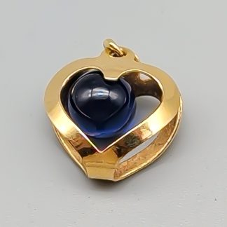 Hänge i Guld med Månadssten September 18K 1.75g 14mm