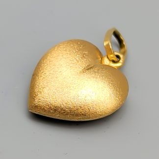 Hänge i Guld Hjärta 18K 3.27g 20mm