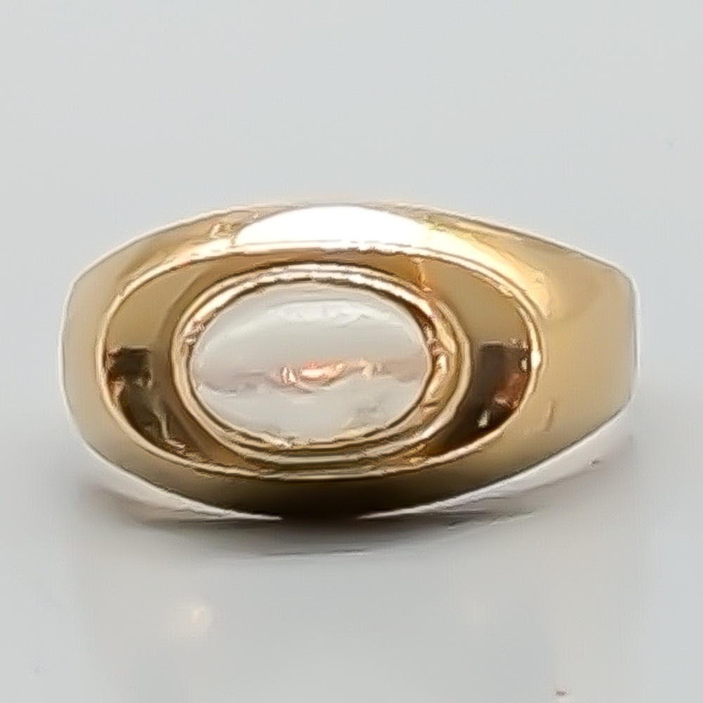 Ring i Guld med Vit Sten 18K 2.48g 17.25mm - Bild 2