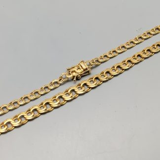 46cm Doserad Bismarcklänk i Guld 18K 12.28g