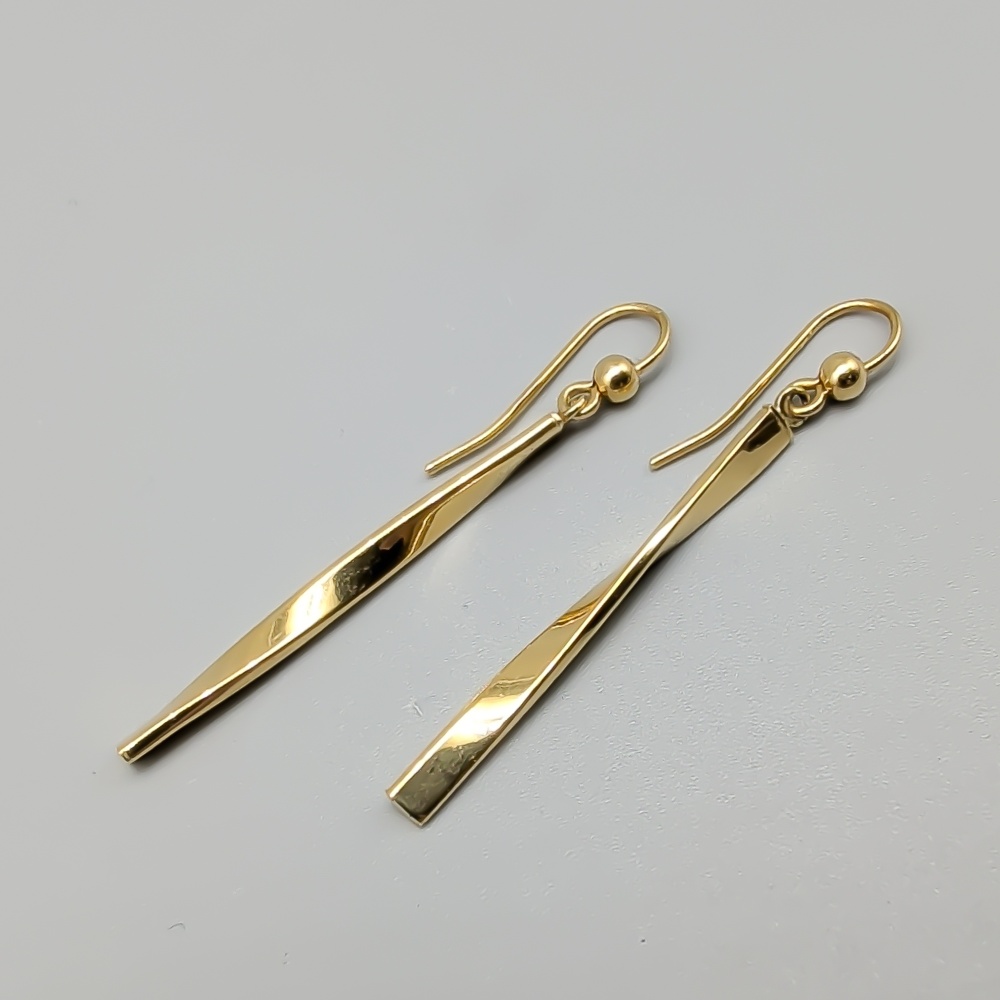 Örhängen i Guld 18K 2.02g 47mm - Bild 2