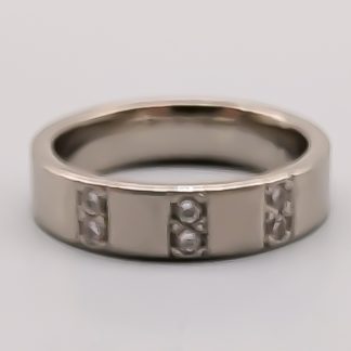Schalins Diamantring i Vitguld 18K 8.14g 17.25mm