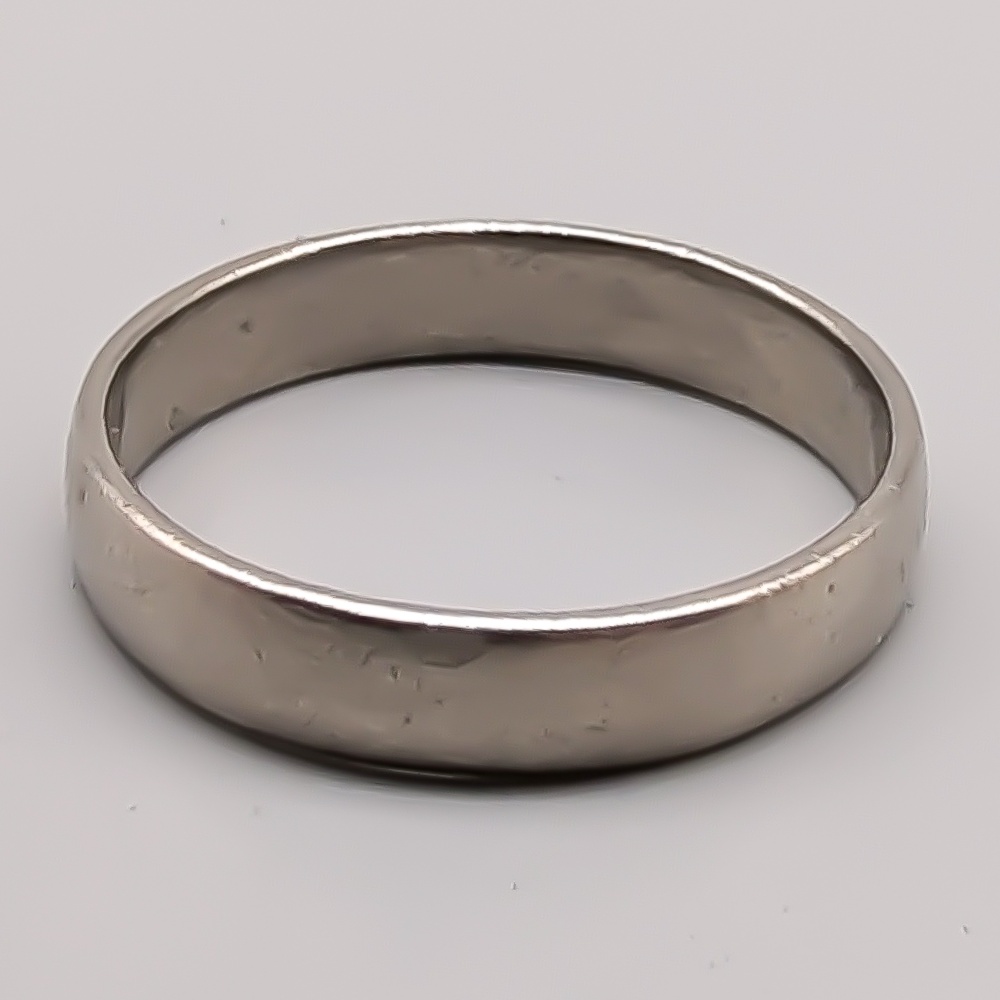 Slät ring i Vitguld 18K 6.34g 21.5mm
