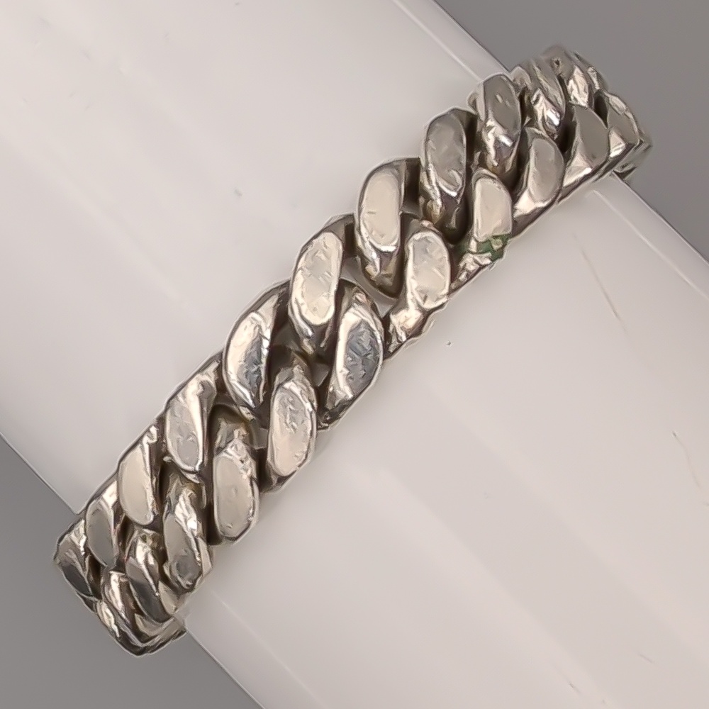 18cm Pansarlänk i Silver S925 39.32g