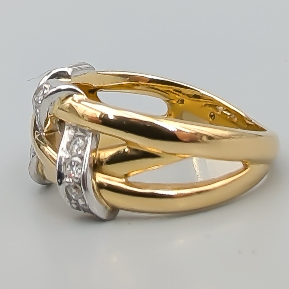 Engelbert Diamantring i Flerfärgat Guld 18K 6.53g 17.5mm - Bild 2
