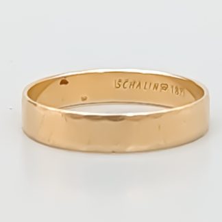 Slät ring i Guld 18K 2.45g 18.5mm