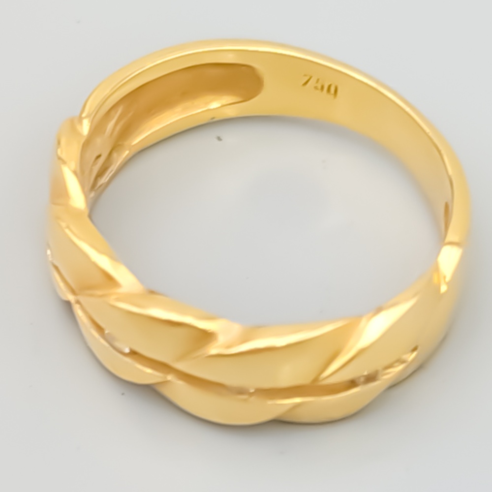 Diamantring i Guld 18K 5.21g 16.5mm - Bild 3