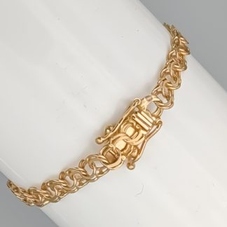 18.5cm Bismarcklänk i Guld 18K 4.56g