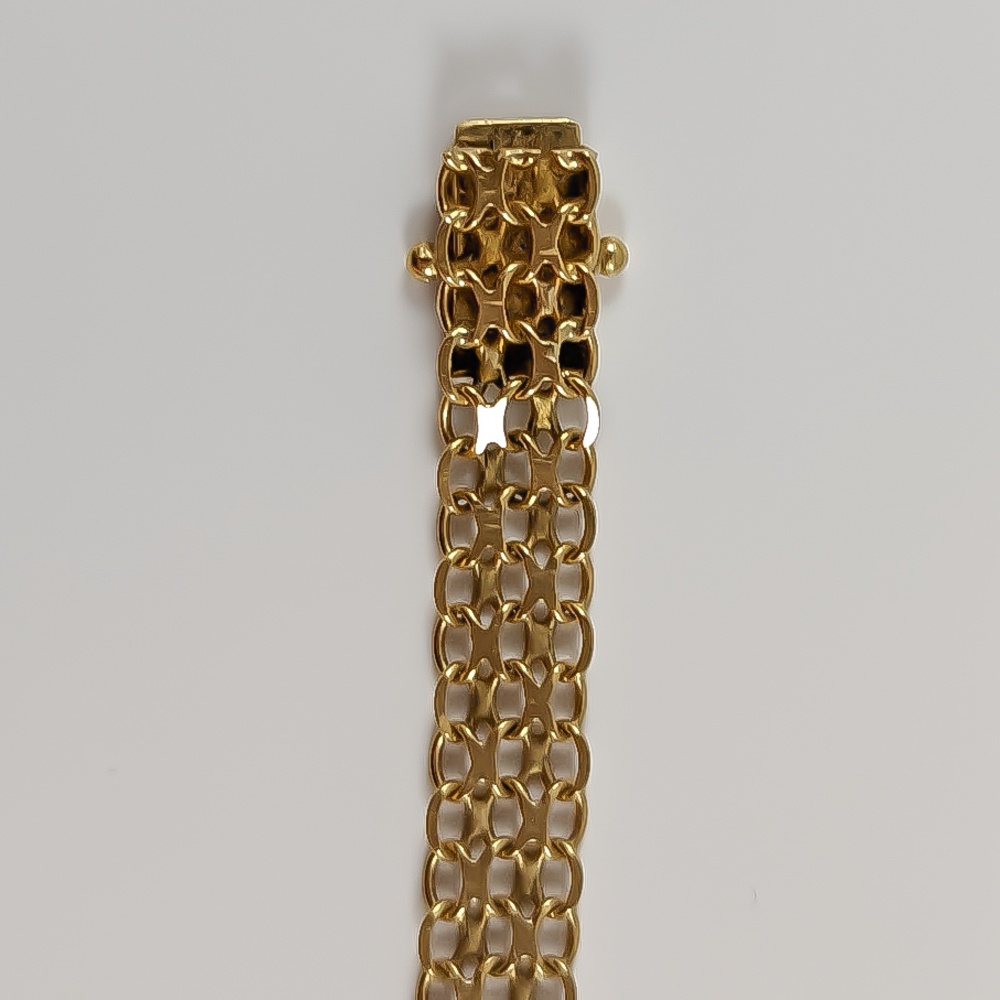 Manuellt Helvetia-ur i guld med x-länk 18K 18.95g 20cm - Bild 4