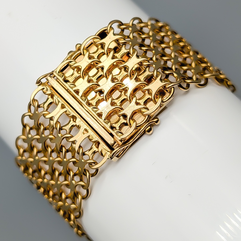 21cm X-Länk i Guld 18K 31.64g - Bild 2