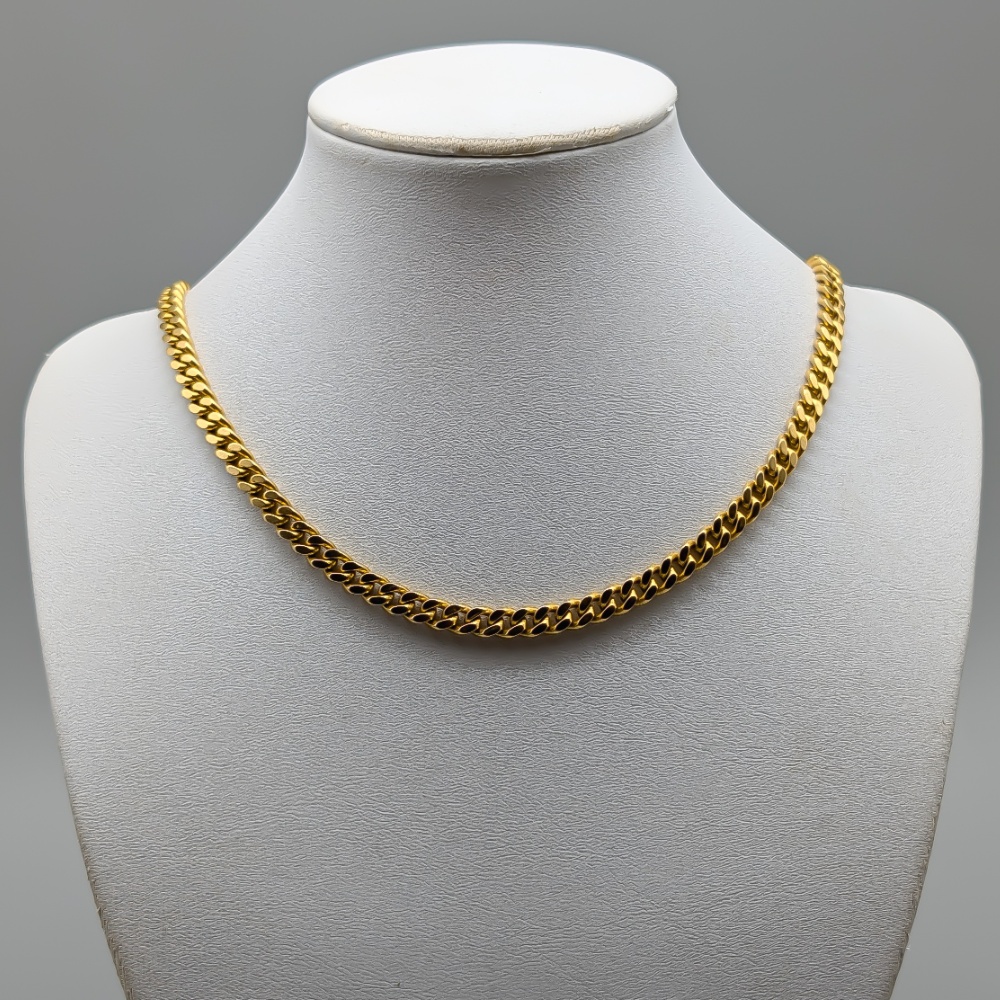 52.5cm Balestra Pansarlänk i Guld 18K 59.75g