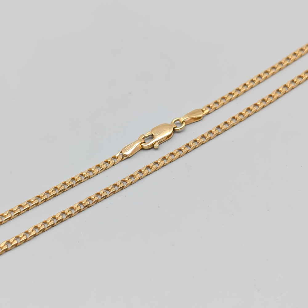 50.5cm Pansarlänk i Guld 18K 8.99g
