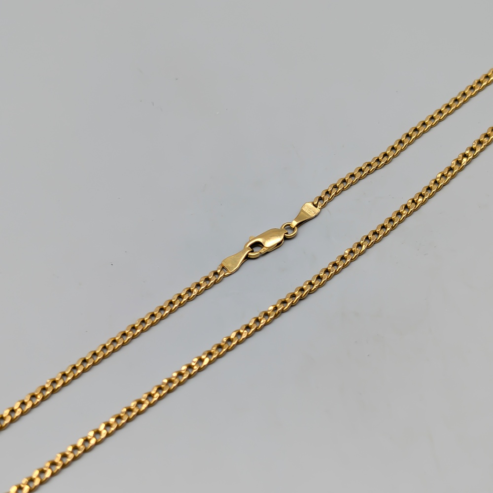 53cm Pansarlänk i Guld 18K 6.99g - Bild 2