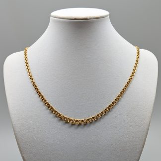 51.5cm Doserad Bismarcklänk i Guld 18K 12.51g