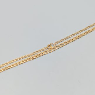 44cm Doserad Bismarcklänk i Guld 18K 4.78g