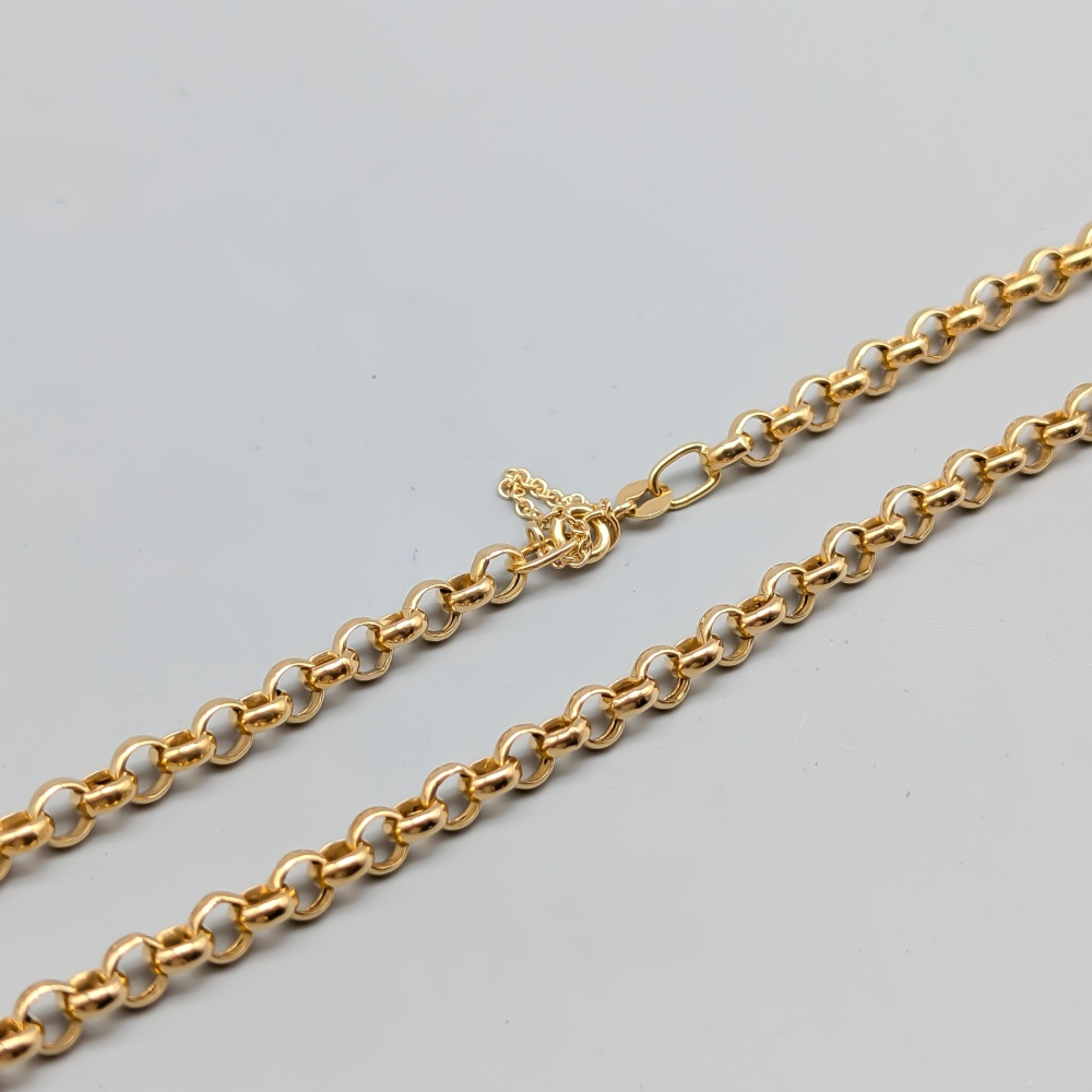 42.5cm Ärtlänk i Guld 18K 9.43g - Bild 2
