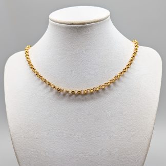 42.5cm Ärtlänk i Guld 18K 9.43g