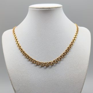 46cm Doserad Bismarcklänk i Guld 18K 20.99g