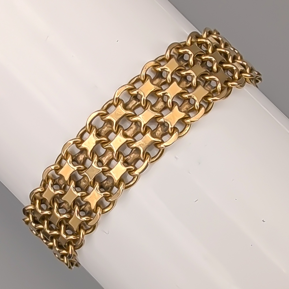 19cm X-Länk i Guld 18K 22.22g