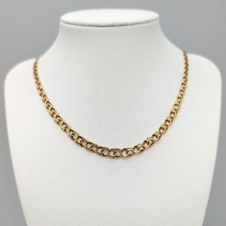 50cm Doserad Bismarcklänk i Guld 18K 14.79g