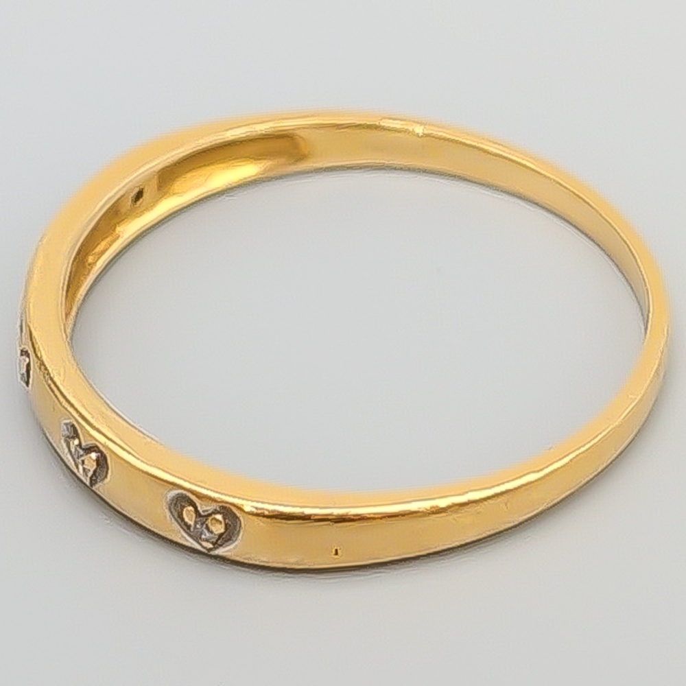 Diamantring i Guld 18K 1.8g 17.75mm - Bild 3
