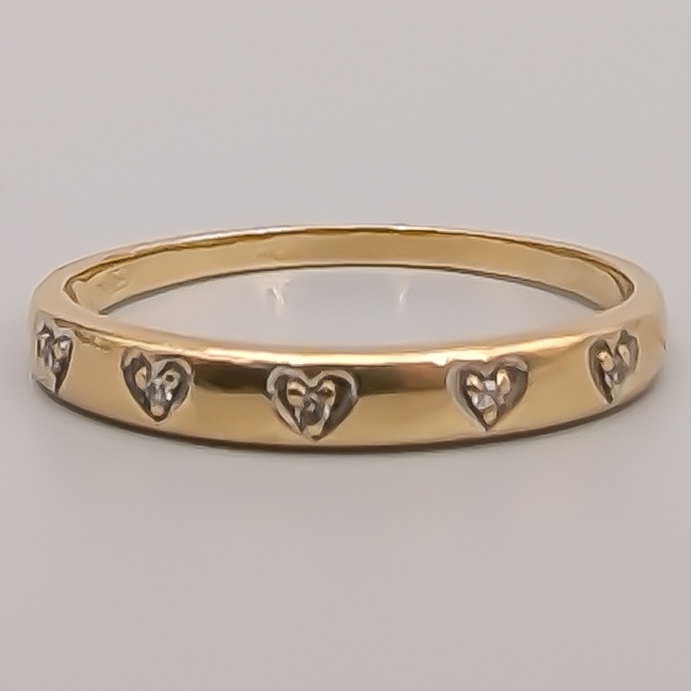 Diamantring i Guld 18K 1.8g 17.75mm - Bild 2