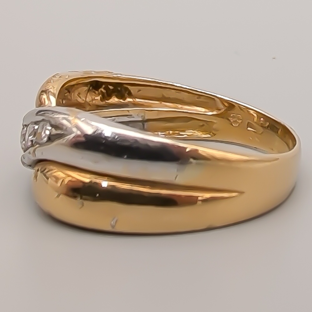 Diamantring i Guld 18K 4.73g 18.75mm - Bild 2