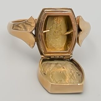 Klackring i Guld 14K 4.4g 17.5mm