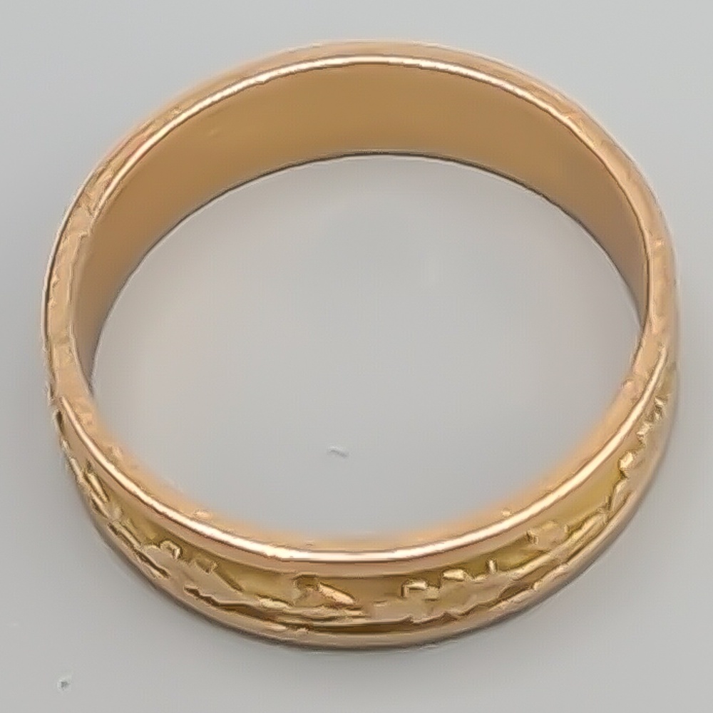 Ingenjörsring i Guld 18K 5.59g 19.75mm - Bild 2