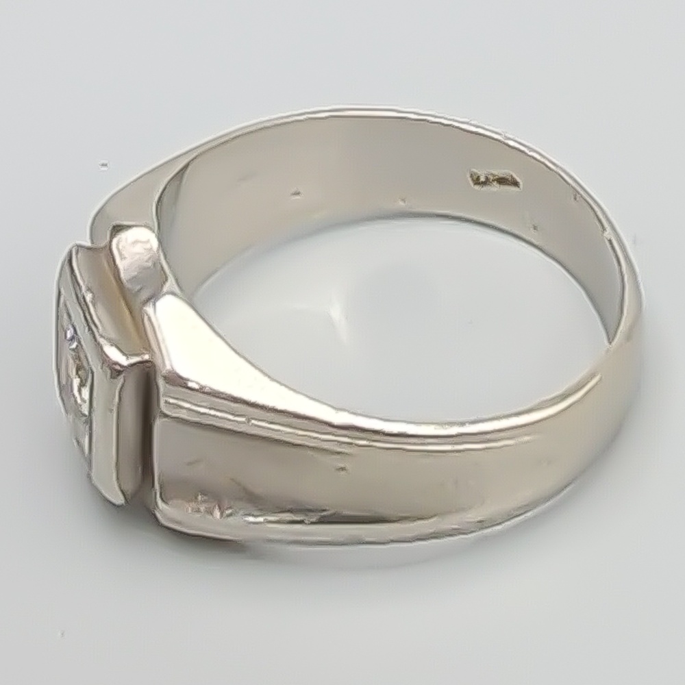 Diamantring i Vitguld 18K 8.77g 19mm - Bild 3