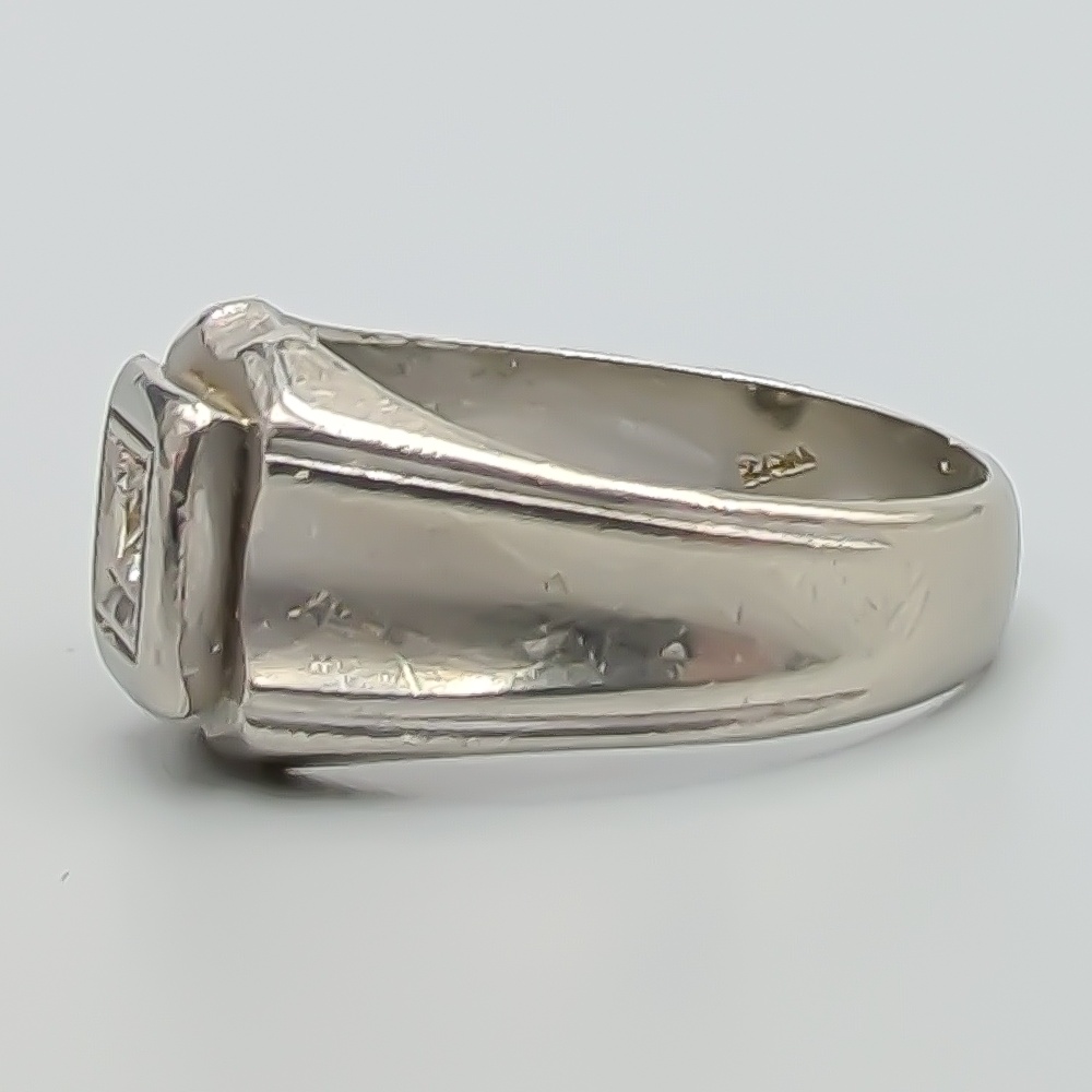 Diamantring i Vitguld 18K 8.77g 19mm - Bild 2