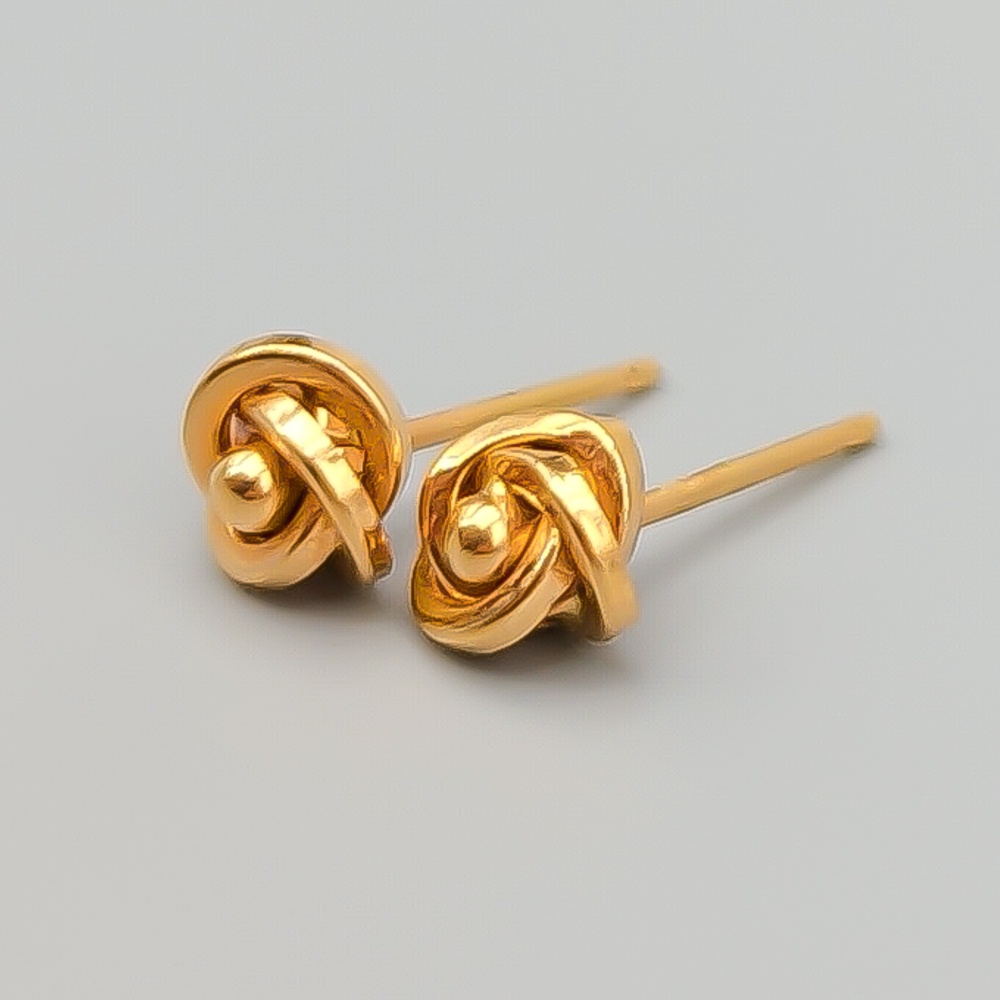 Örhängen i Guld 18K 0.46g 6mm - Bild 2