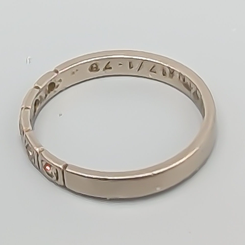 Diamantring i Vitguld 18K 2.63g 17mm - Bild 2