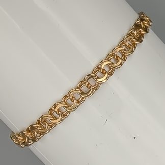 19cm Bismarcklänk i Guld 18K 5.03g