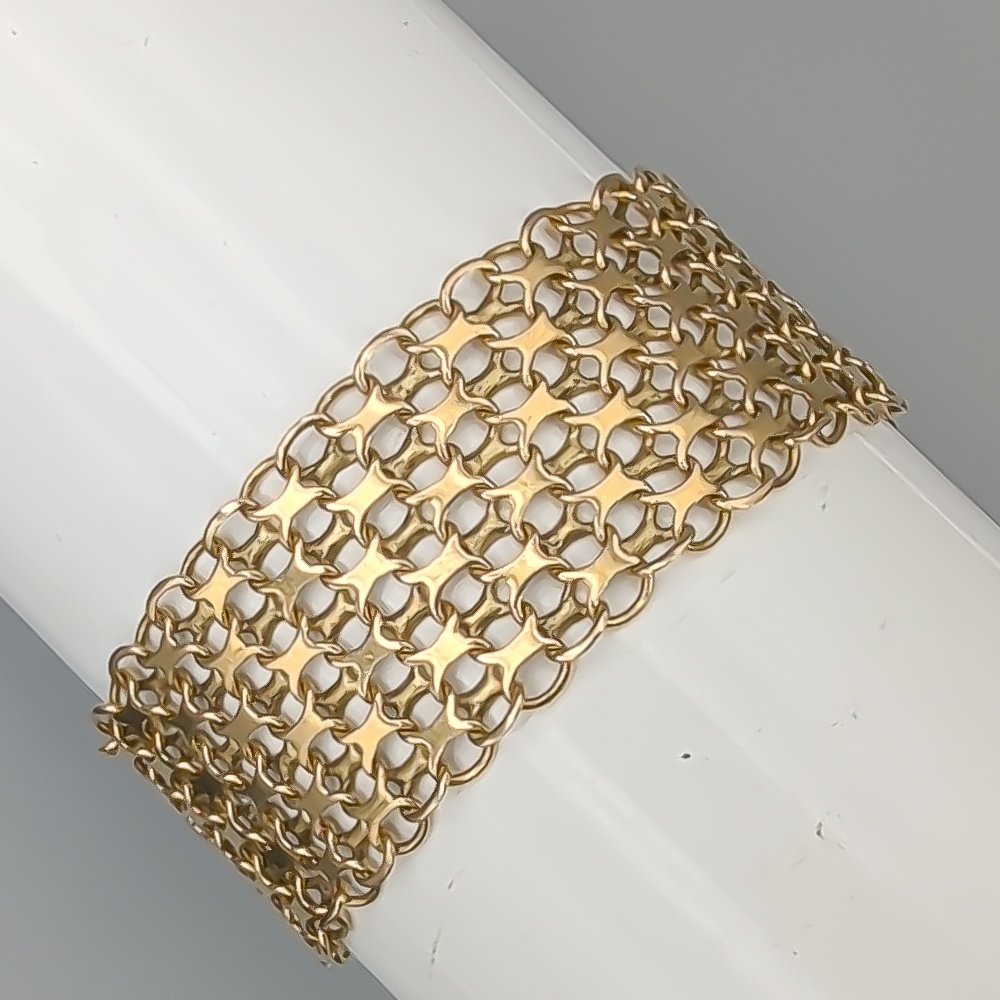 18.5cm X-Länk i Guld 18K 19.9g