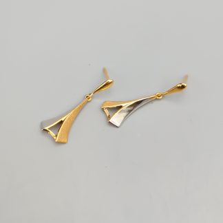 Örhängen i Flerfärgat Guld 18K 0.89g 28mm