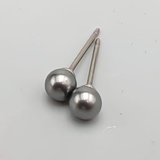 Örhängen i Silver med Fauxpärlor S925 0.28g 4mm